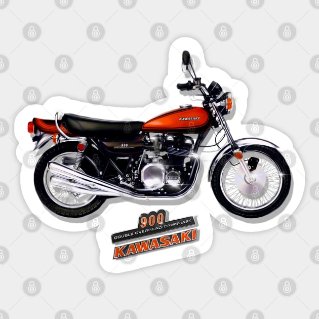 The Legendary Kwaka Z1 900 DOC Sticker by MotorManiac